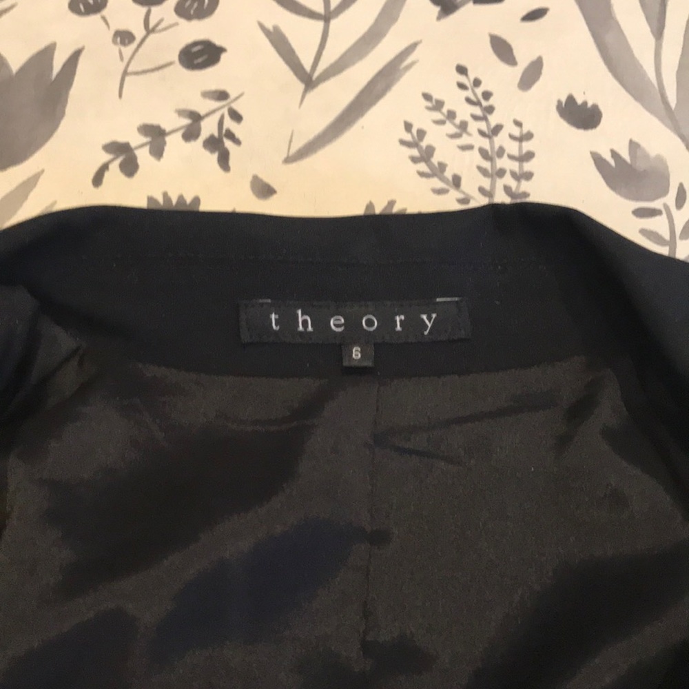Theory Black Single button blazer - one - Picture 4 of 5